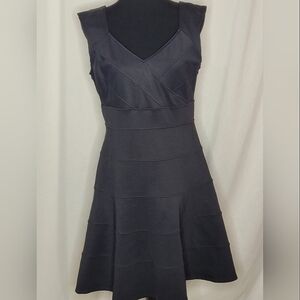 WHBM Black Skater Dress - Size 10